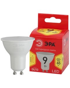 Светодиодная лампа ECO LED MR16 GU10 9 Вт 2700 К Б0044088 Эра