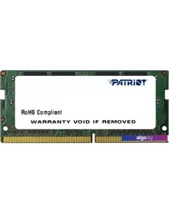 Оперативная память 8GB DDR4 SODIMM PC4-19200 PSD416G240081S Patriot