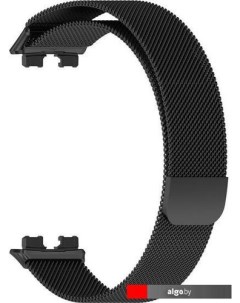 Браслет Milanese loop металлический для Huawei Band 8 (черный) Rumi