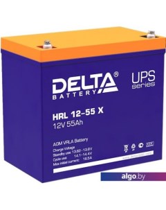 Аккумулятор для ИБП HRL 12-55 X (12В/55 А·ч) Delta