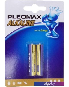 Батарейки Alkaline AAA 2 шт. Pleomax