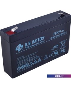 Аккумулятор для ИБП HR9-6 (6В/8 А·ч) B.b. battery