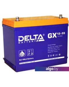 Аккумулятор для ИБП GX 12-55 (12В/55 А·ч) Delta