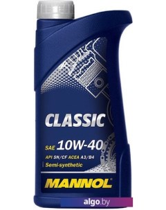 Моторное масло CLASSIC 10W-40 1л Mannol