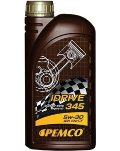 Моторное масло iDRIVE 345 5W-30 API SN/CF 1л Pemco