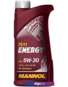 Моторное масло Energy 5W-30 API SL 1л Mannol