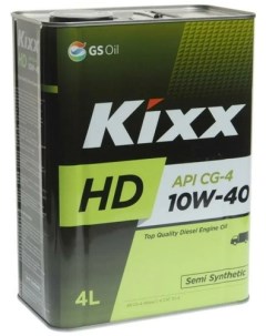 Моторное масло HD 10W-40 4л Kixx