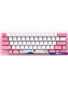 Клавиатура ACR 59 Acrylic Tokyo ( CS Jelly Pink, нет кириллицы) Akko