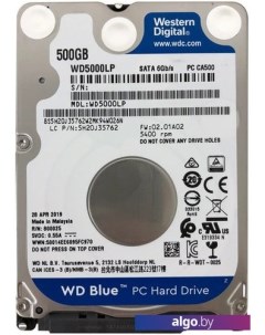 Жесткий диск Blue 500GB 5000LPZX Wd