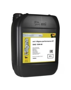 Моторное масло i-Sigma performance E3 15W-40 20л Eni