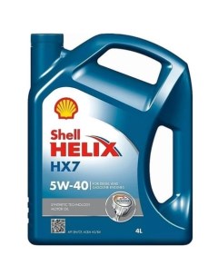 Моторное масло Helix HX7 5W-40 209л Shell