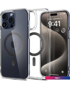 Чехол для телефона Ultra Hybrid (MagFit) для iPhone 15 Pro Max ACS06578 (черный) Spigen