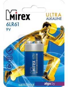 Батарейки Ultra Alkaline 9V 6LR6-E1 Mirex