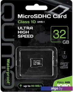 Карта памяти microSDHC QM32GMICSDHC10U1NA 32GB Qumo