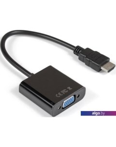 Адаптер HDMI - VGA EX-HDMIM-VGAF-0.15 (0.15 м, черный) Exegate