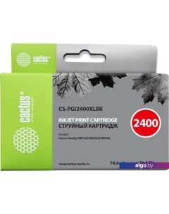 Картридж CS-PGI2400XLBK (аналог Canon PGI-2400XL BK) Cactus