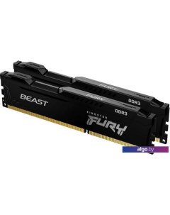 Оперативная память FURY Beast 2x4GB DDR3 PC3-14900 KF318C10BBK2/8 Kingston