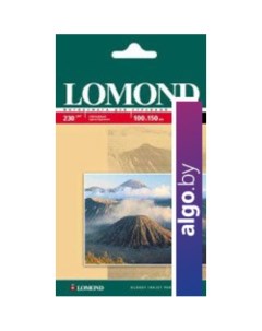 Фотобумага Глянцевая 10x15 230 г/кв.м. 50 листов (0102035) Lomond