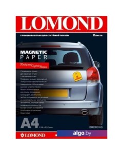 Фотобумага Magnetic Paper glossy A4, 660 г/м2 2л (2020345) Lomond