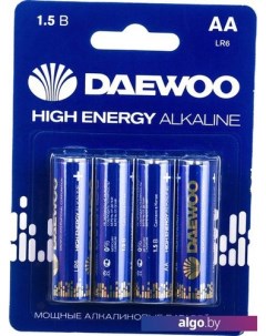 Батарейка High Energy Alkaline AA 4 шт. 5030329 Daewoo