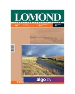 Фотобумага Матовая двухстороняя А4 100 г/кв.м. 25 листов (0102038) Lomond