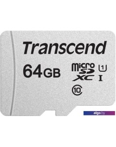 Карта памяти microSDXC 300S 64GB Transcend