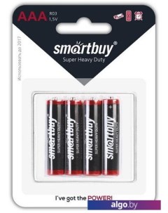 Батарейки AAA 4 шт. [SBBZ-3A04B] Smartbuy