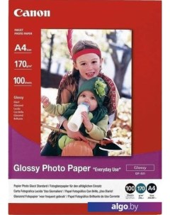 Фотобумага Glossy Photo Paper PP-501 А4 170г/м2 100 л 0775B001 Canon