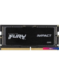 Оперативная память FURY Impact 32ГБ DDR5 SODIMM 5600 МГц KF556S40IB-32 Kingston