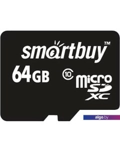 Карта памяти Smart Buy microSDXC SB64GBSDCL10-00LE 64GB Smartbuy