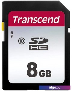 Карта памяти SDHC 300S 8GB Transcend