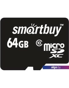 Карта памяти Smart Buy microSDXC SB64GBSDCL10-00 64GB Smartbuy