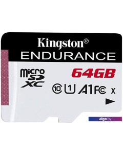 Карта памяти High Endurance microSDXC 64GB Kingston