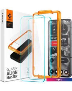 Защитное стекло ALM Glas TR для Nothing Phone (2) AGL06981 (2шт) Spigen