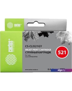 Картридж CS-CLI521GY (аналог Canon CLI-521 Gray) Cactus