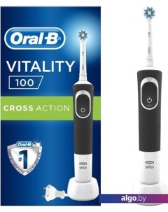 Электрическая зубная щетка Braun Vitality 100 Cross Action D100.413.1 (черный) Oral-b