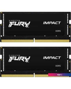 Оперативная память FURY Impact 2x16 ГБ DDR5 6400 МГц KF564S38IBK2-32 Kingston