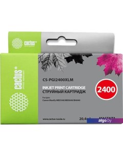 Картридж CS-PGI2400XLM (аналог Canon PGI-2400XL M) Cactus