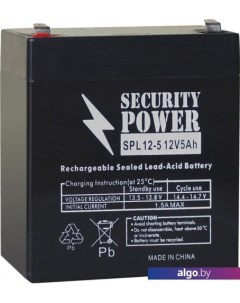 Аккумулятор для ИБП SPL 12-5 F2 (12В/5 А·ч) Security power