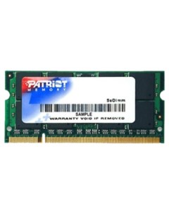 Оперативная память 2GB DDR2 SO-DIMM PC2-6400 (PSD22G8002S) Patriot