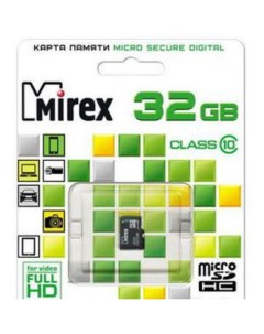 Карта памяти microSDHC (Class 10) 32GB (13612-MC10SD32) Mirex