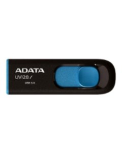 USB Flash A-Data DashDrive UV128 Black/Blue 128GB (AUV128-128G-RBE) Adata