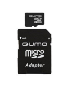 Карта памяти microSDHC (Class 10) 8GB (QM8GMICSDHC10) Qumo