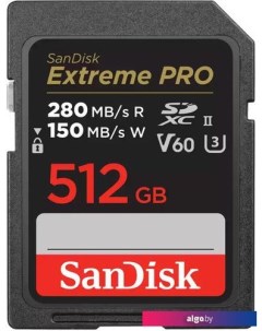 Карта памяти Extreme PRO SDXC SDSDXEP-512G-GN4IN 512GB Sandisk