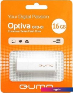 USB Flash Optiva 01 16GB (белый) Qumo