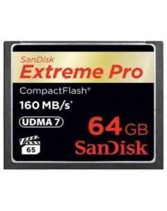 Карта памяти Extreme Pro CompactFlash 64GB (SDCFXPS-064G-X46) Sandisk