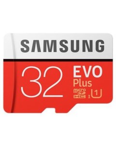 Карта памяти EVO+ microSDHC 32GB + адаптер [MB-MC32GA] Samsung