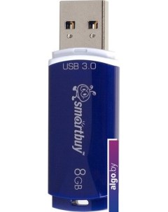 USB Flash Smart Buy Crown Blue 8GB (SB8GBCRW-Bl) Smartbuy