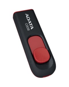 USB Flash A-Data C008 Black+Red 64 Гб (AC008-64G-RKD) Adata