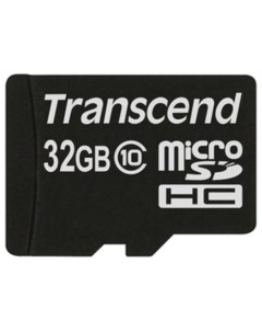 Карта памяти microSDHC Class 10 32 Гб (TS32GUSDC10) Transcend